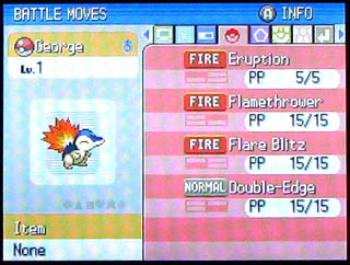 Cyndaquil Moves